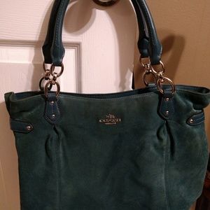 Teal Suede Coach
